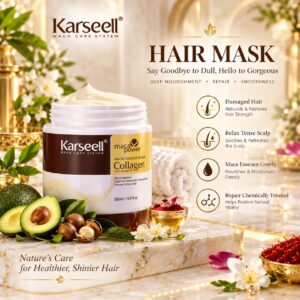 Karseell magic power collagen mask 500 ml for damage Hair repair