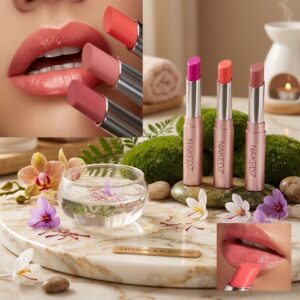 Cream Lipstick peach cheery metallic tube