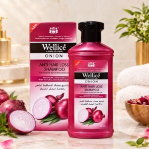 Wellice Professional Onion Anti Hair Loss Shampoo 400ml
