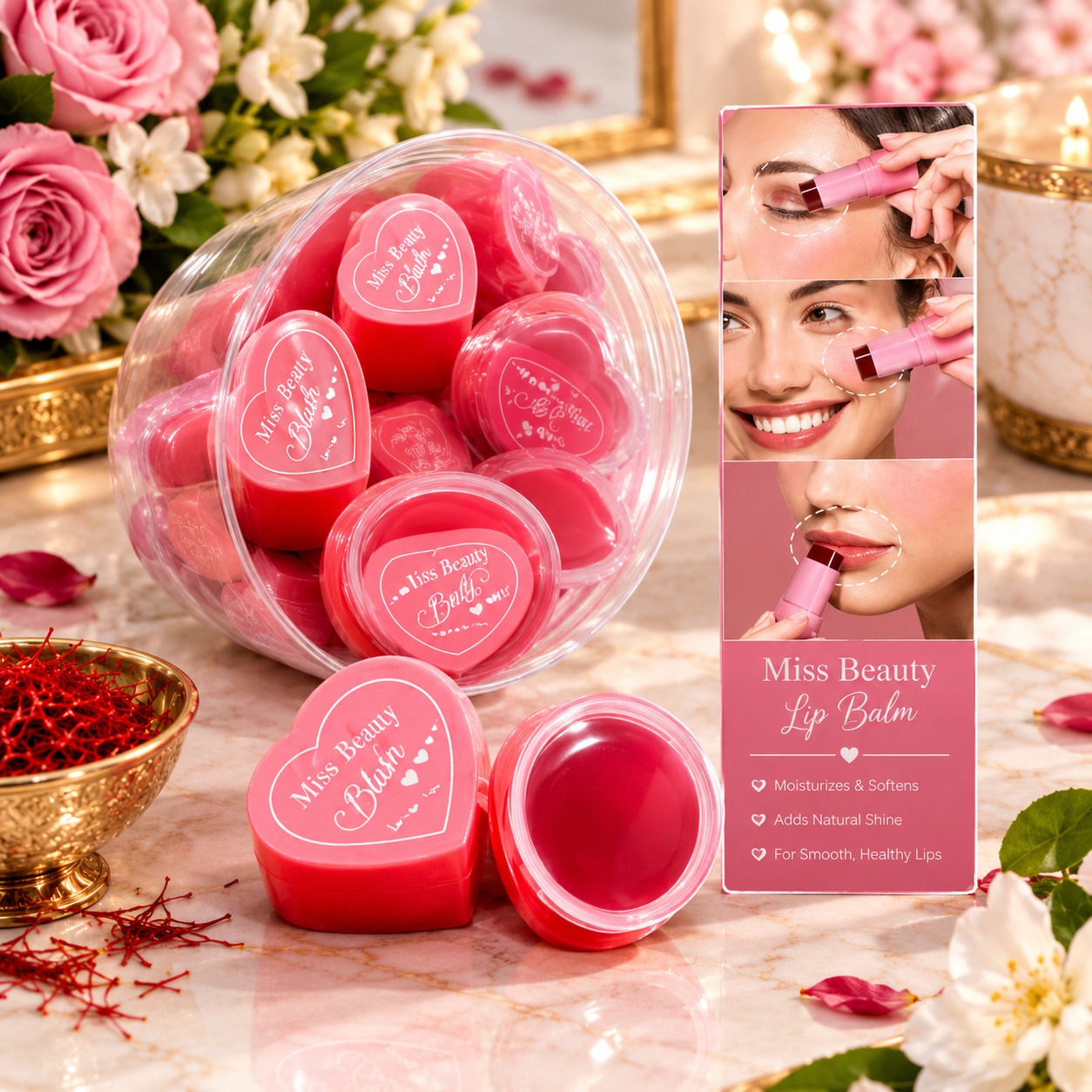 Multicolor Glowy Gel Blush for Pakistani Skin Tones