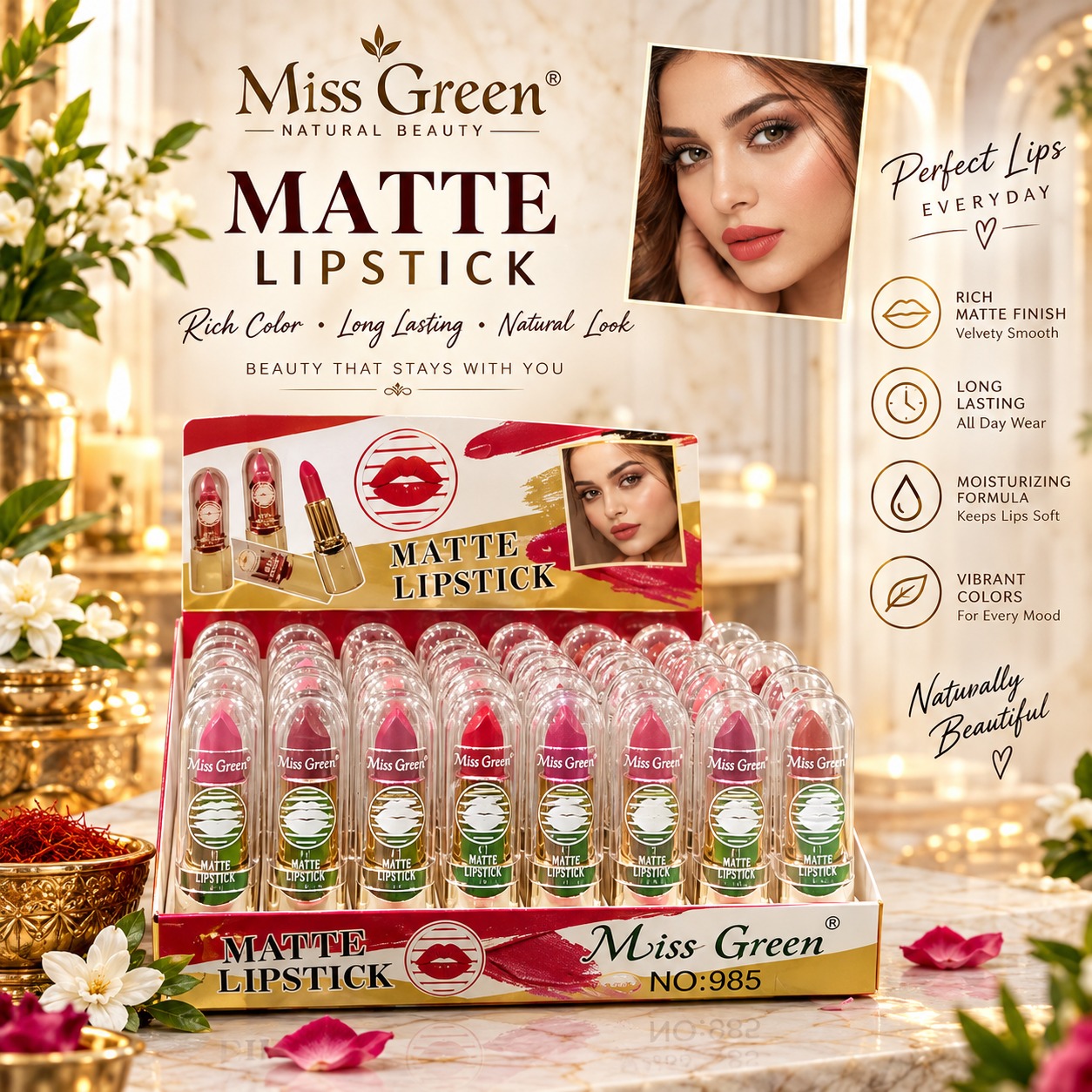 Miss Green Matte Lipstick Affordable Matte Magic