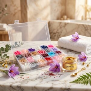 Premium Quality Stick-On Nails ABS Plastic Multicolor