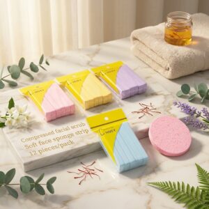 Reusable Facial Scrub Sponges for Daily Makeup Application