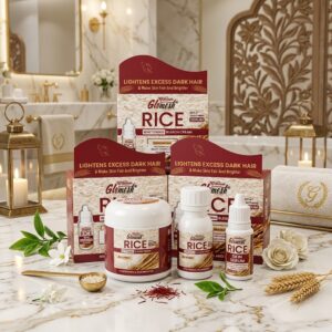 Ginrich Rice Dark Hair Serum & Mask Set