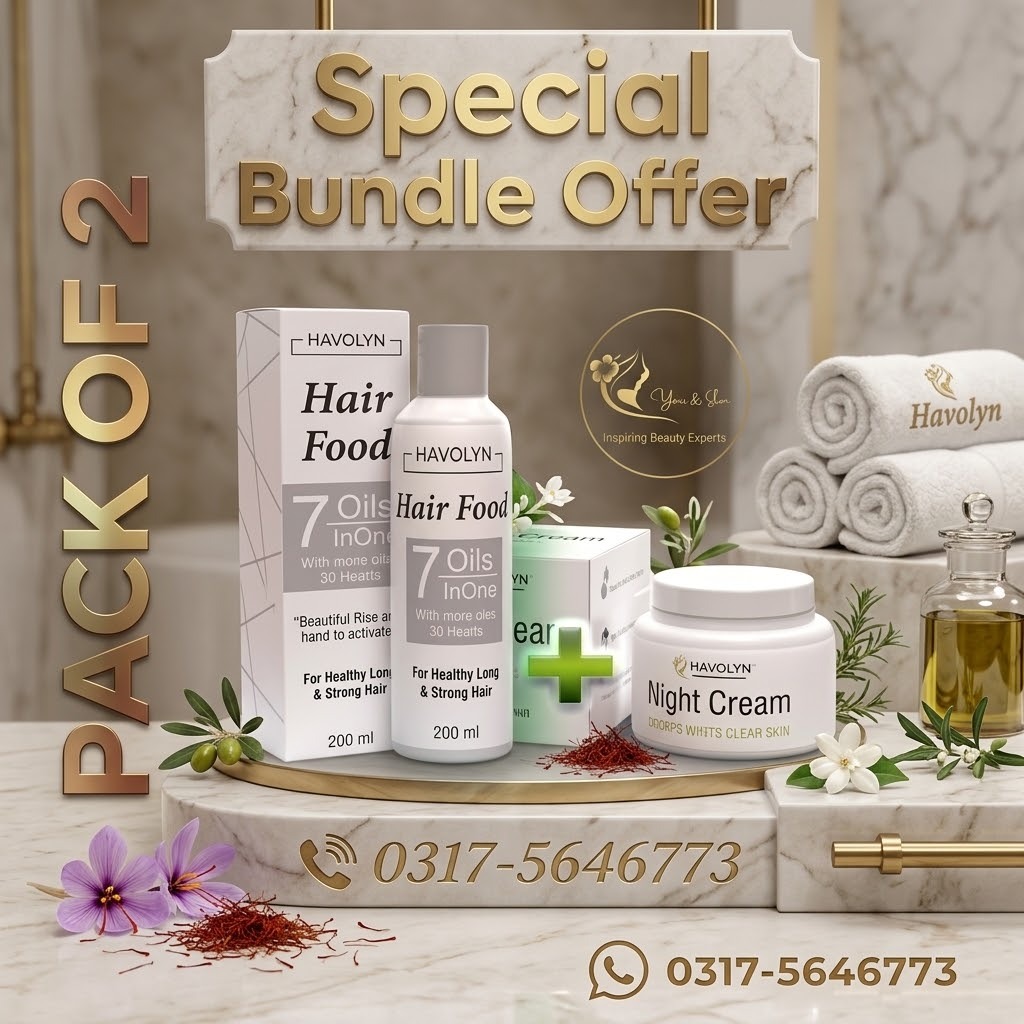 Glowing Skin & Hair Care Bundle for Pakistani Women