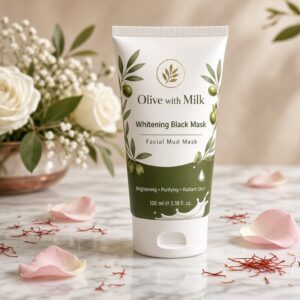 Olive & Aloe Vera Whitening Black Peel-Off Mask 120g